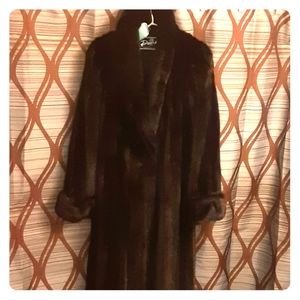 Full Length Black Mink Coat